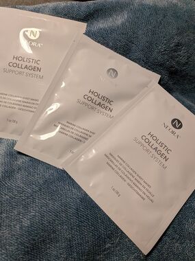 Neora Holistic Marine Collagen Support System Sheet Masks Brrand New Set Of 3